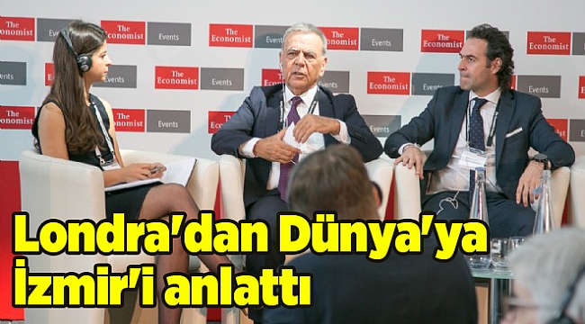 Londra'dan Dünya'ya İzmir'i anlattı