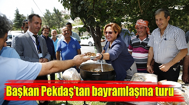 Başkan Pekdaş’tan bayramlaşma turu