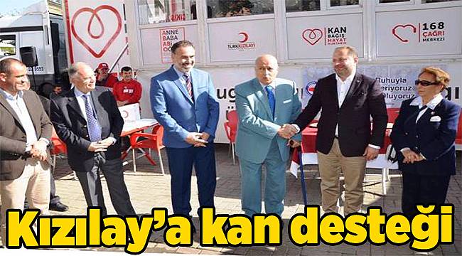 Kızılay’a kan desteği