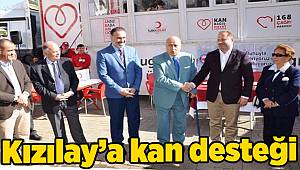 Kızılay’a kan desteği