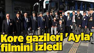 Kore gazileri 'Ayla' filmini izledi