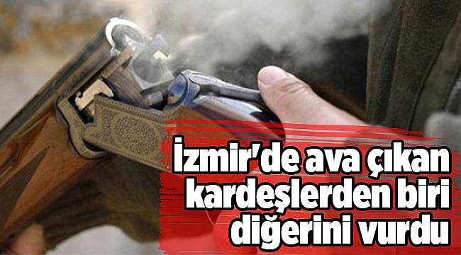 İzmir'de ava çıkan kardeşlerden biri diğerini vurdu