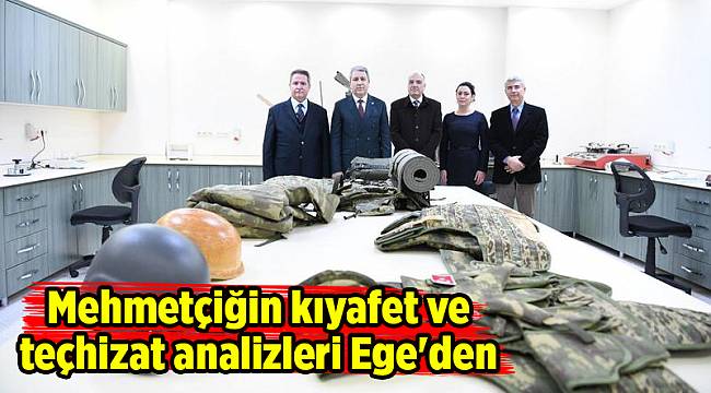 Mehmetçiğin kıyafet ve teçhizat analizleri Ege'den