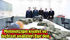 Mehmetçiğin kıyafet ve teçhizat analizleri Ege'den