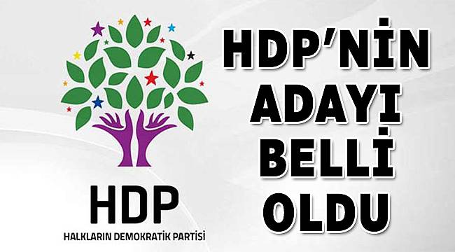 HDP'nin cumhurbaşkanı adayı