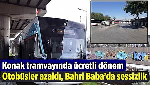 Konak tramvayında ücretli dönem