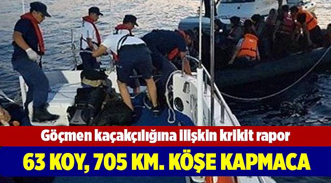 63 koy, 705 kilometrede köşe kapmaca