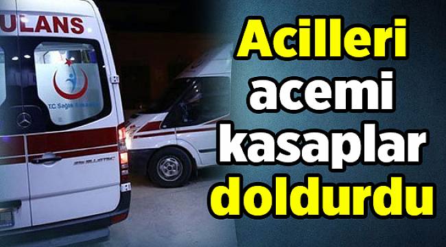 Aciller acemi kasaplar doldurdu