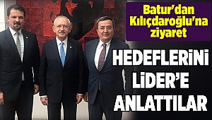 Batur'dan Kılıçdaroğlu'na ziyaret