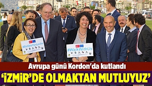 Avrupa günü Kordon'da kutlandı