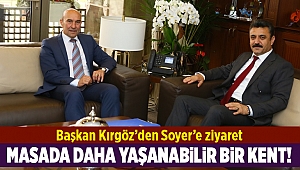 Başkan Kırgöz’den Soyer’e ziyaret