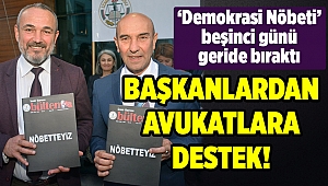 Demokrasi nöbetine yerel yönetimlerden destek