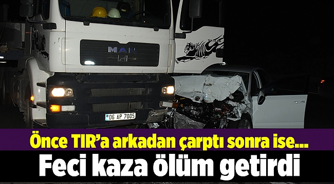 İzmir Çevre Yolunda trafik kazası: 1 ölü