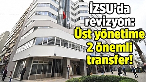 İZSU’da revizyon: Üst yönetime 2 önemli transfer!