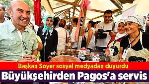 Büyükşehirden Pagos'a servis