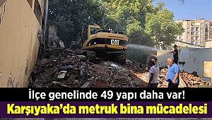 Karşıyaka’da metruk bina mücadelesi