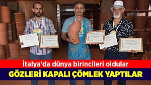 Menemenli çömlekçiler İtalya'da dünya birincisi oldu