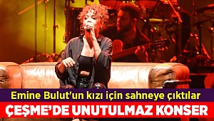 Emine Bulut'un kızı için sahneye çıktılar