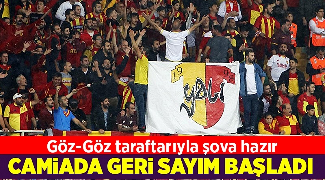 Göztepe taraftarıyla şova hazır