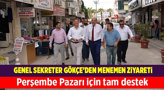 İzmir Büyükşehir Belediyesi'nden Menemen Perşembe Pazarı için tam destek