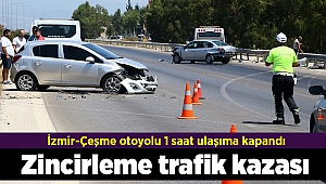 İzmir'de zincirleme trafik kazası