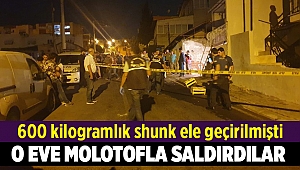 Uyuşturucu ele geçirilen eve molotof kokteylli saldırı 