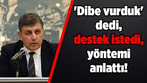 Başkan Tugay 'Dibe vurduk' dedi, destek istedi, yöntemi anlattı!