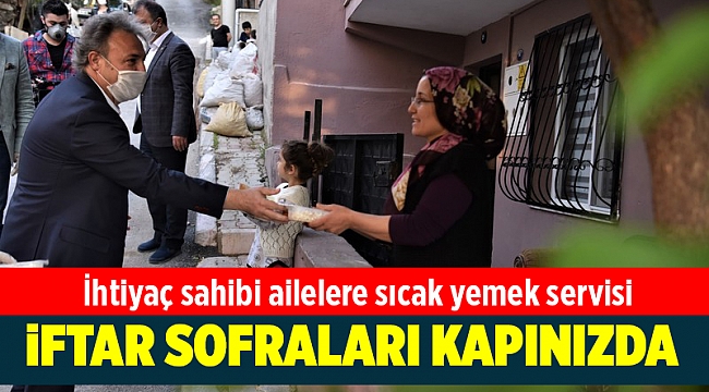 İhtiyaç sahibi ailelere sıcak yemek servisi 