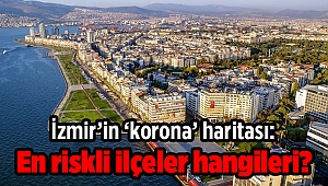 İzmir’in ‘korona’ haritası: En riskli ilçeler hangileri?