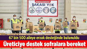 Üreticiye destek sofralara bereket