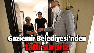 Gaziemir Belediyesi’nden tatlı sürpriz