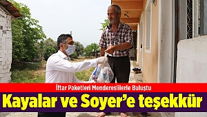 İftar paketleri Mendereslilerle buluştu