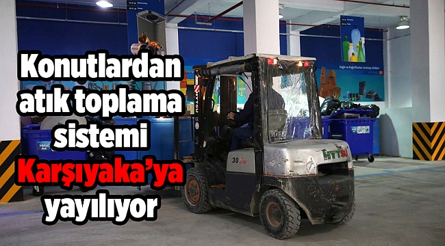 Konutlardan atık toplama sistemi Karşıyaka’ya yayılıyor