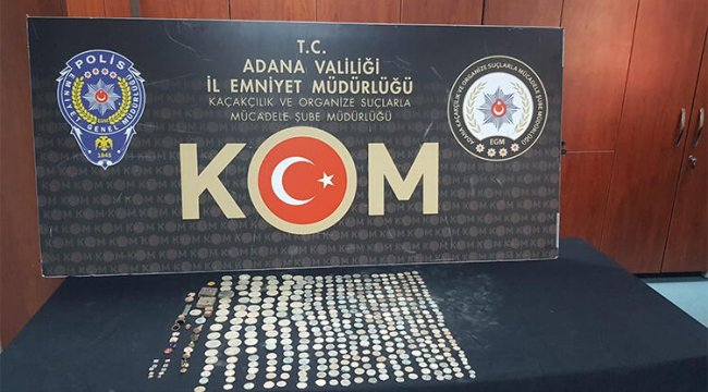 Adana’da tarihi eser operasyonu