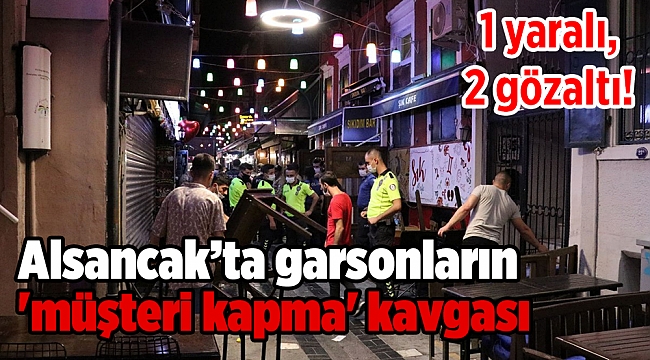 Garsonların 'müşteri kapma' kavgası: 1 yaralı, 2 gözaltı!