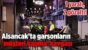 Garsonların 'müşteri kapma' kavgası: 1 yaralı, 2 gözaltı!