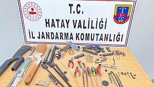 Hatay'da evini silah atölyesine çeviren kişi gözaltına alındı