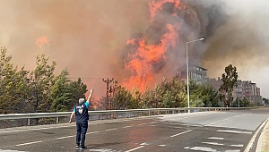 Hatay'dan korkunç görüntüler! Yangın yeniden yerleşim yerlerine ulaştı