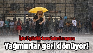 İzmir'in hava raporu: Yağmurlar geri dönüyor!