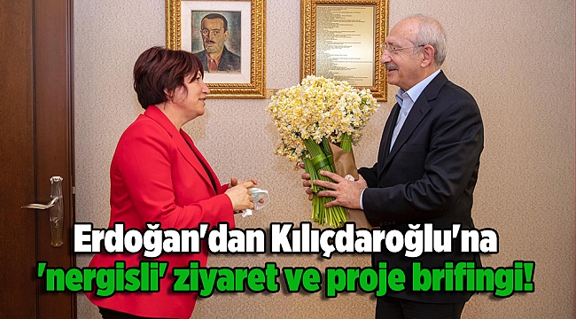 Erdoğan'dan Kılıçdaroğlu'na 'nergisli' ziyaret ve proje brifingi!