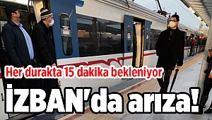 İZBAN'da arıza! Her durakta 15 dakika bekleniyor