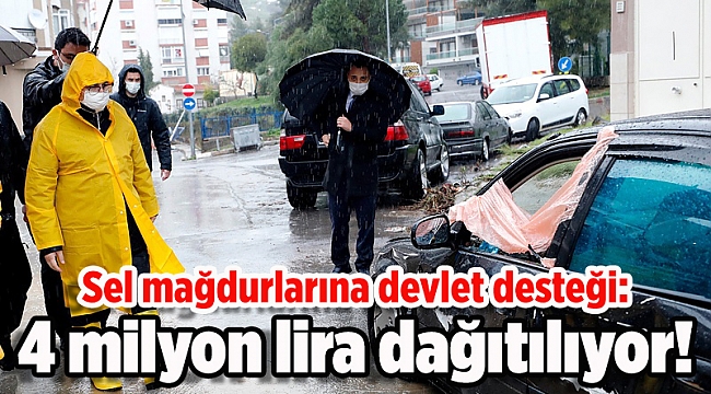 Sel mağdurlarına devlet desteği: 4 milyon lira dağıtılıyor