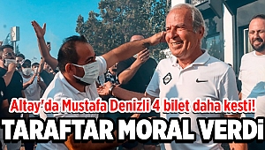 Altay'da Mustafa Denizli 4 bilet daha kesti!