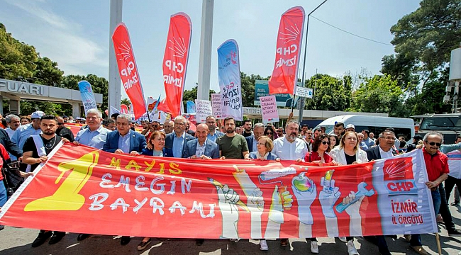 2 yıl aradan sonra İzmir'de coşkulu 1 Mayıs