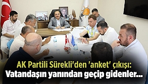 AK Partili Sürekli'den 'anket' çıkışı: Vatandaşın yanından geçip gidenler...