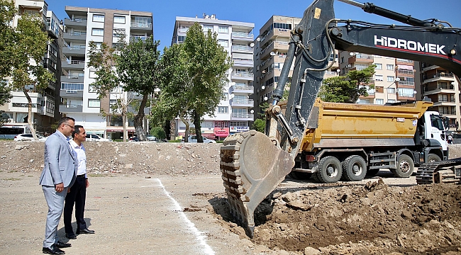 Bergama'da Millet Bahçesi için ilk kazma vuruldu