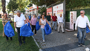 Bornova'da örnek temizlik çalışması