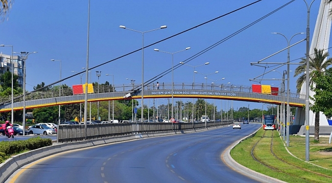 Göztepe Şehit Kerem Oğuz Erbay Köprüsü yenilendi