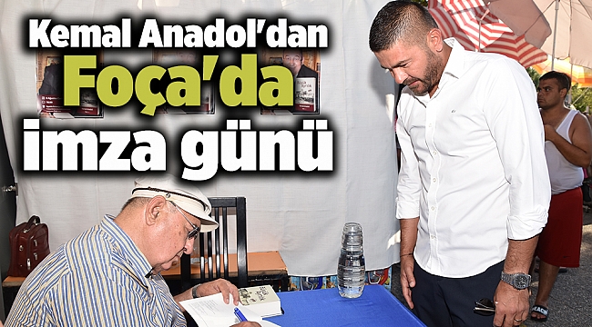 Kemal Anadol'dan Foça'da imza günü