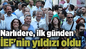 Narlıdere, ilk günden İEF'nin yıldızı oldu